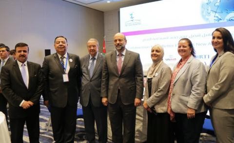 Prime Minister Omar Razzaz Tuesday patronized a conference organisd by the 'We Love Reading' (WLR) programme under the motto: Cooperation for a better future, a new approach for sustainable success.